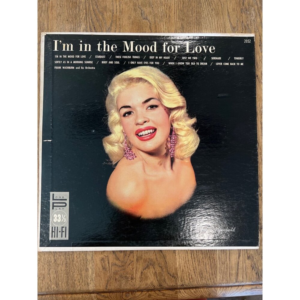 I'm In The Mood For Love By Frank Washburn & His Orchestra Vinyl Record 2052-A